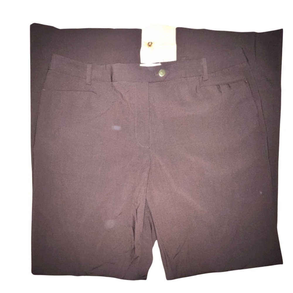 Calvin Klein Women’s Modern Fit Dress Pants Size 12 Brown Business Workwear